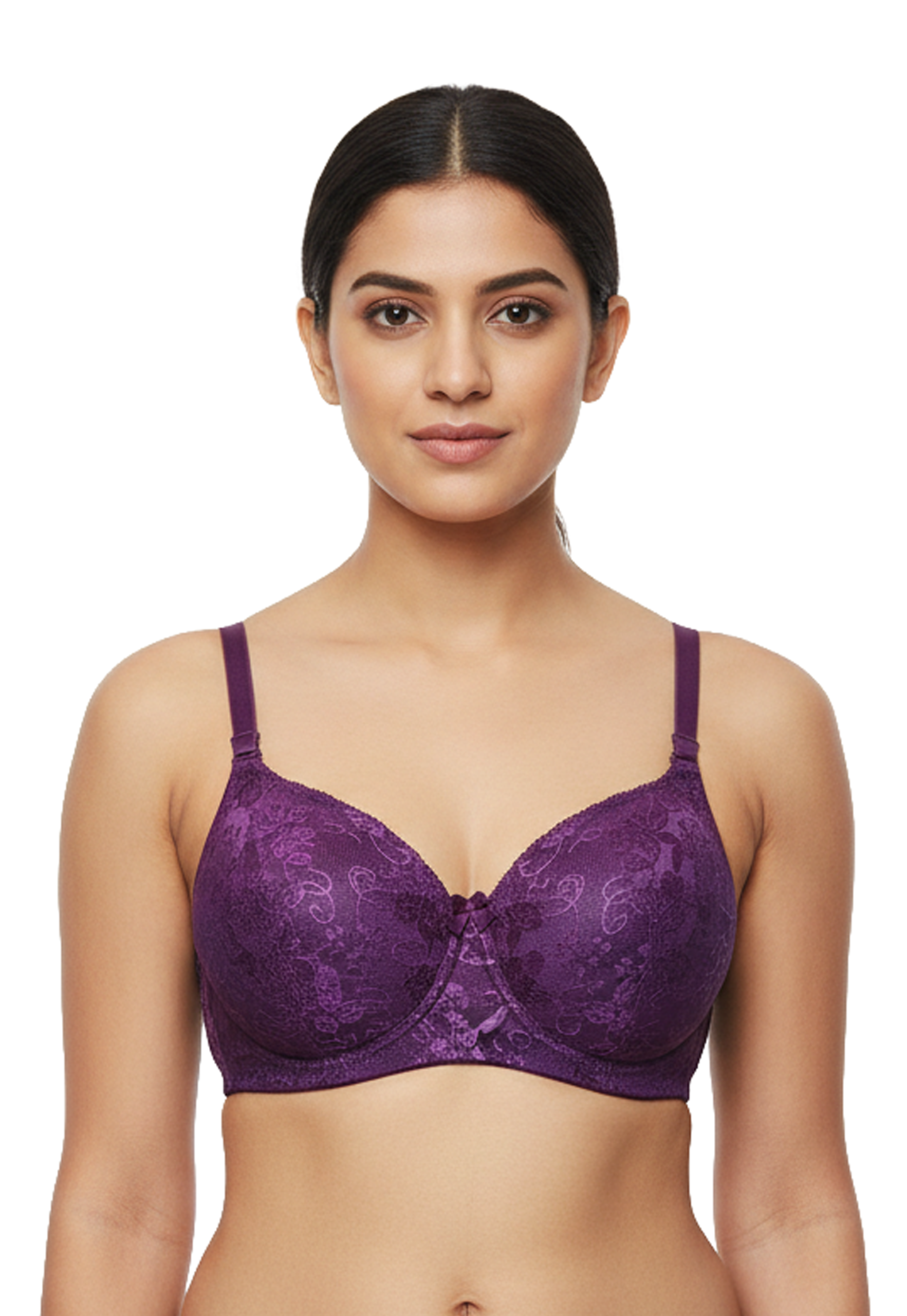 Lace Padded Wireless Bra - Image 5