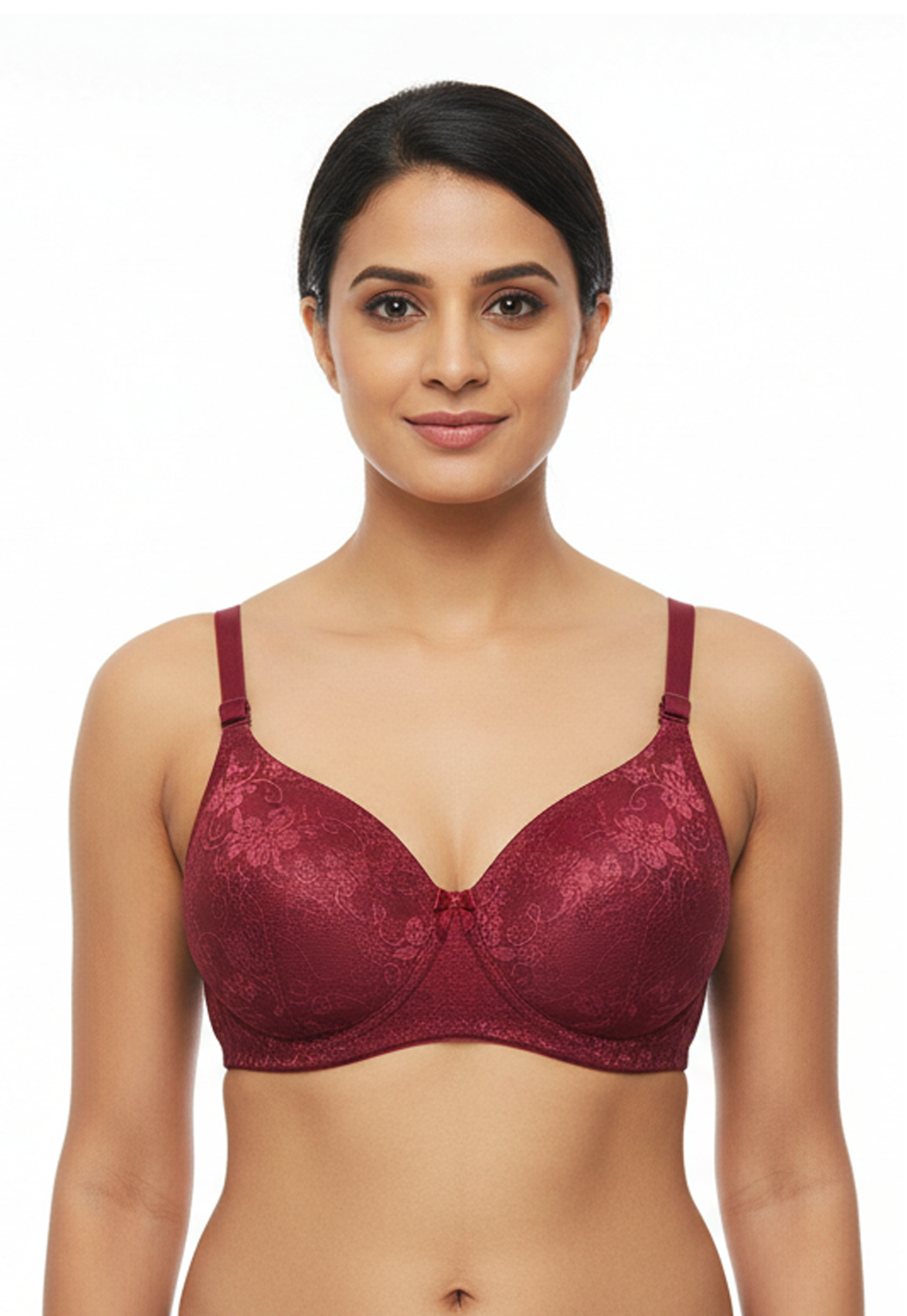Lace Padded Wireless Bra - Image 6